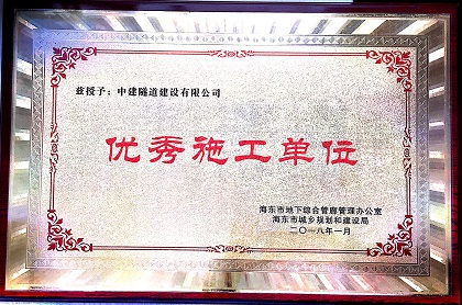 优秀施工单位奖牌.JPG 优秀施工单位奖牌.JPG